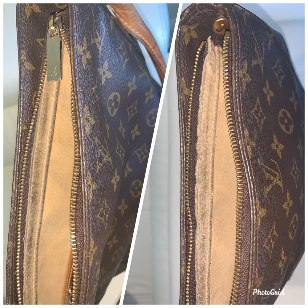 AUTH. Louis Vuitton looping Monogram canvas bag - Picture 7 of 8
